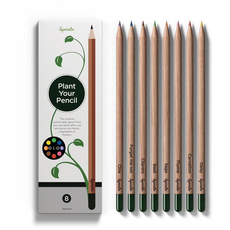 Plantable Colored Pencils - 8pk