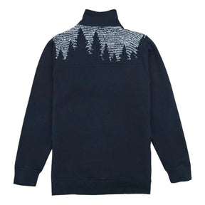 Stormy Forest Quarterzip Sweatshirt - L