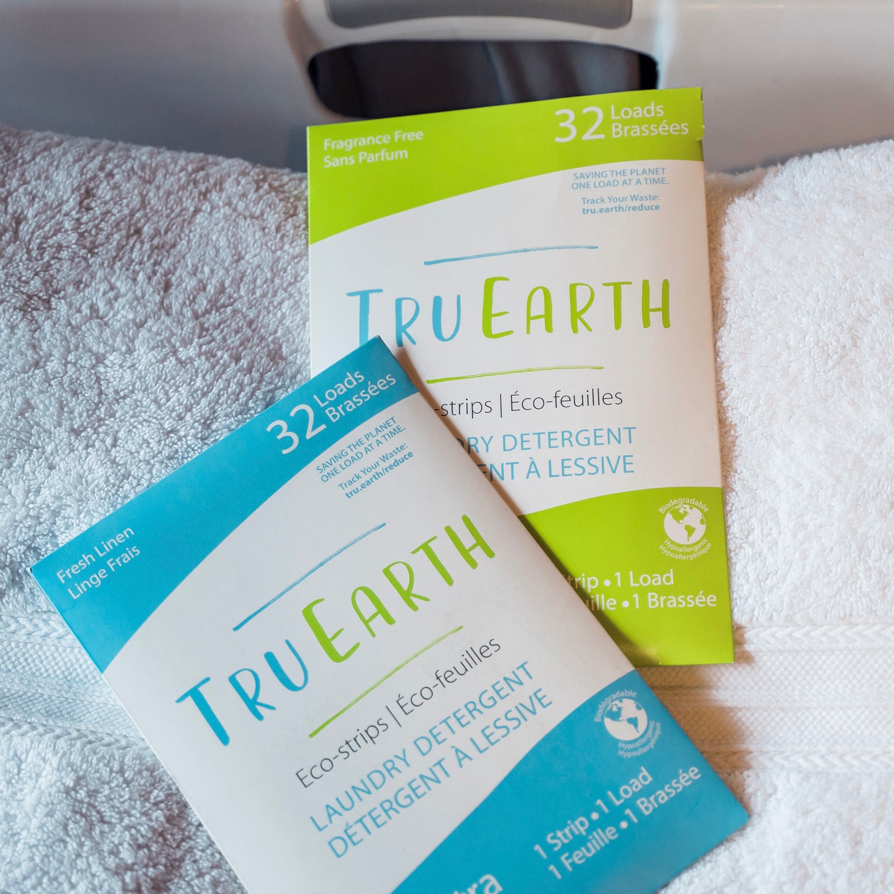 Tru Earth Laundry Detergent Strips Fresh Linen - 64 Loads