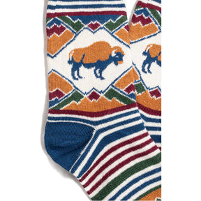 Hemp Bison Stripe Bartram Sock