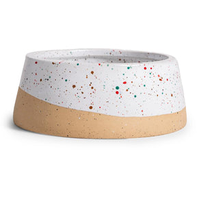 Stoneware Ceramic Dog Bowl