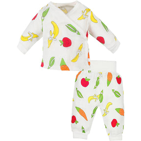 Organic Side Snap Baby Pajama Set