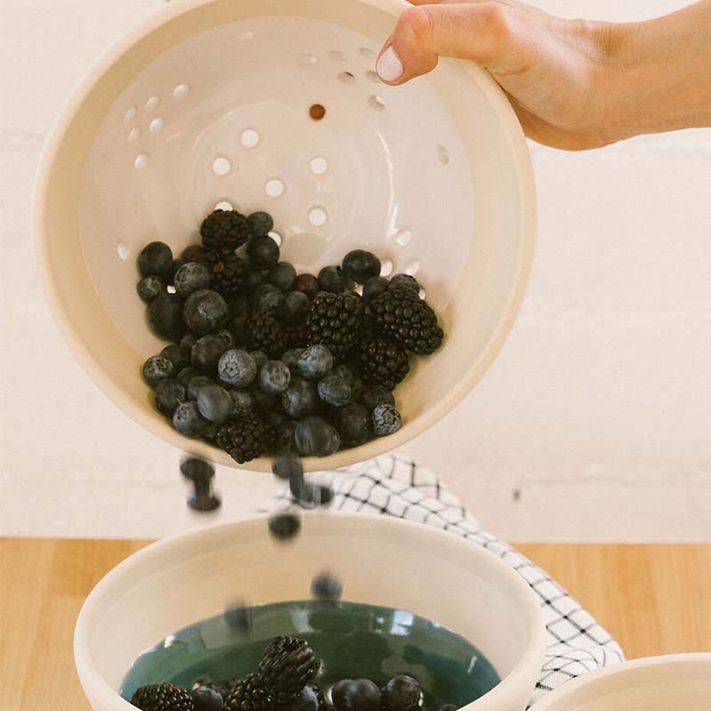 Handmade Ceramic Berry Bowl