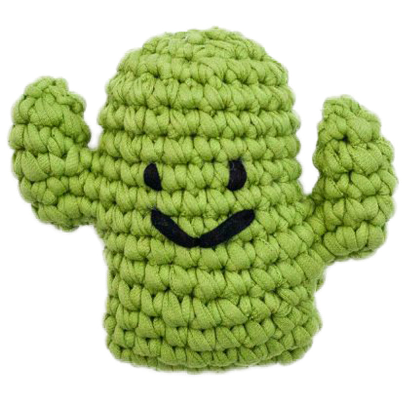Hand Crochet Cactus Dog Toy