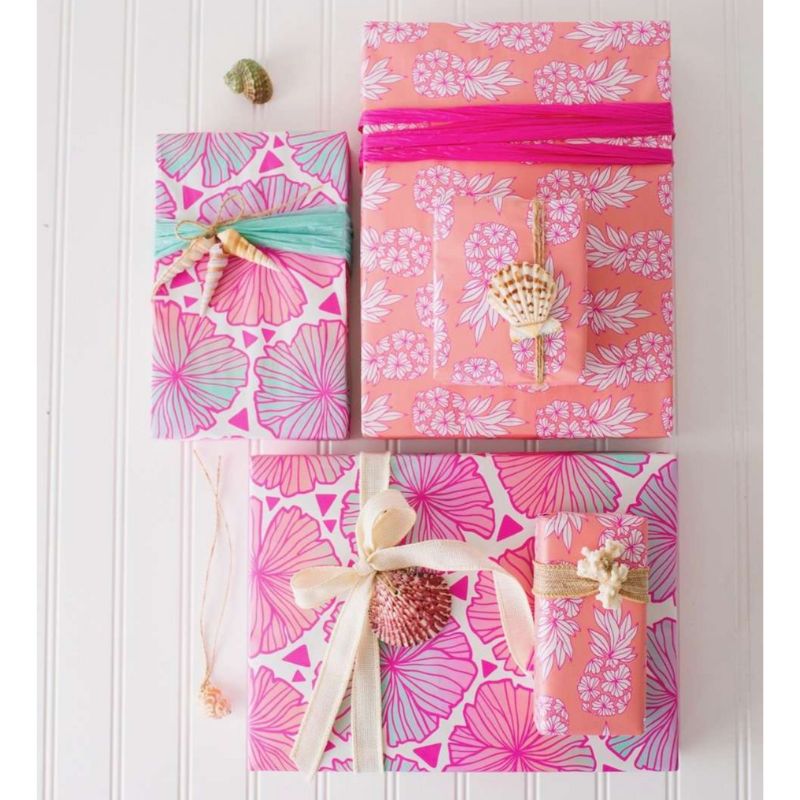 Pineapple Blush Recyled Gift Paper (3pk)