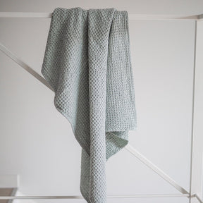 AmourLinen Bath Towel / Sage green Linen Waffle Towel
