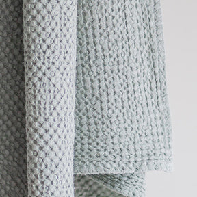 AmourLinen Face Towel / Sage green Linen Waffle Towel