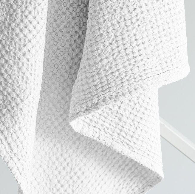 AmourLinen Face Towel / White Linen Waffle Towel, 3 Sizes