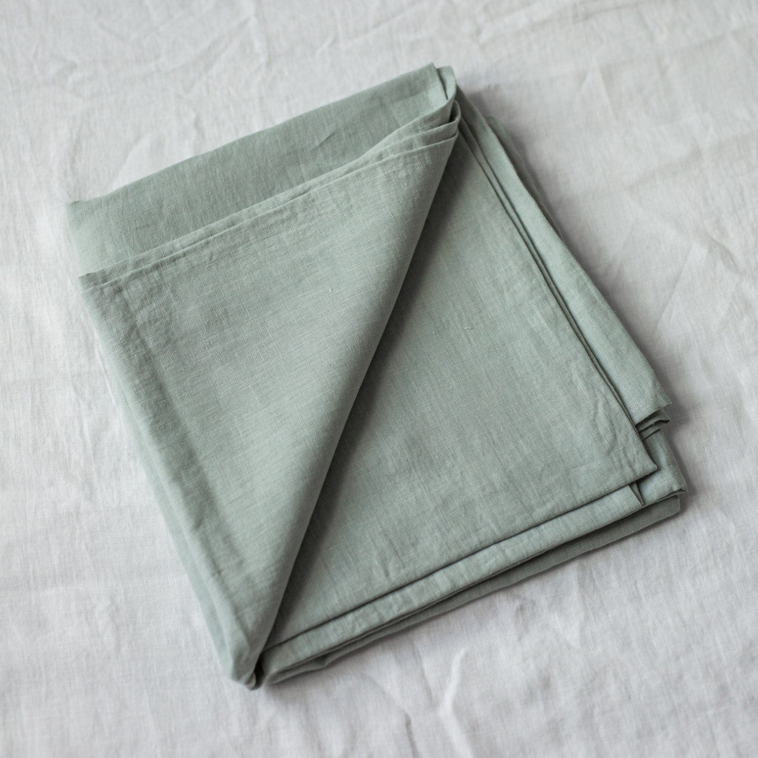 AmourLinen Single / Sage green Linen Duvet Cover