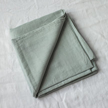 AmourLinen Twin / Sage green Linen Flat Sheet
