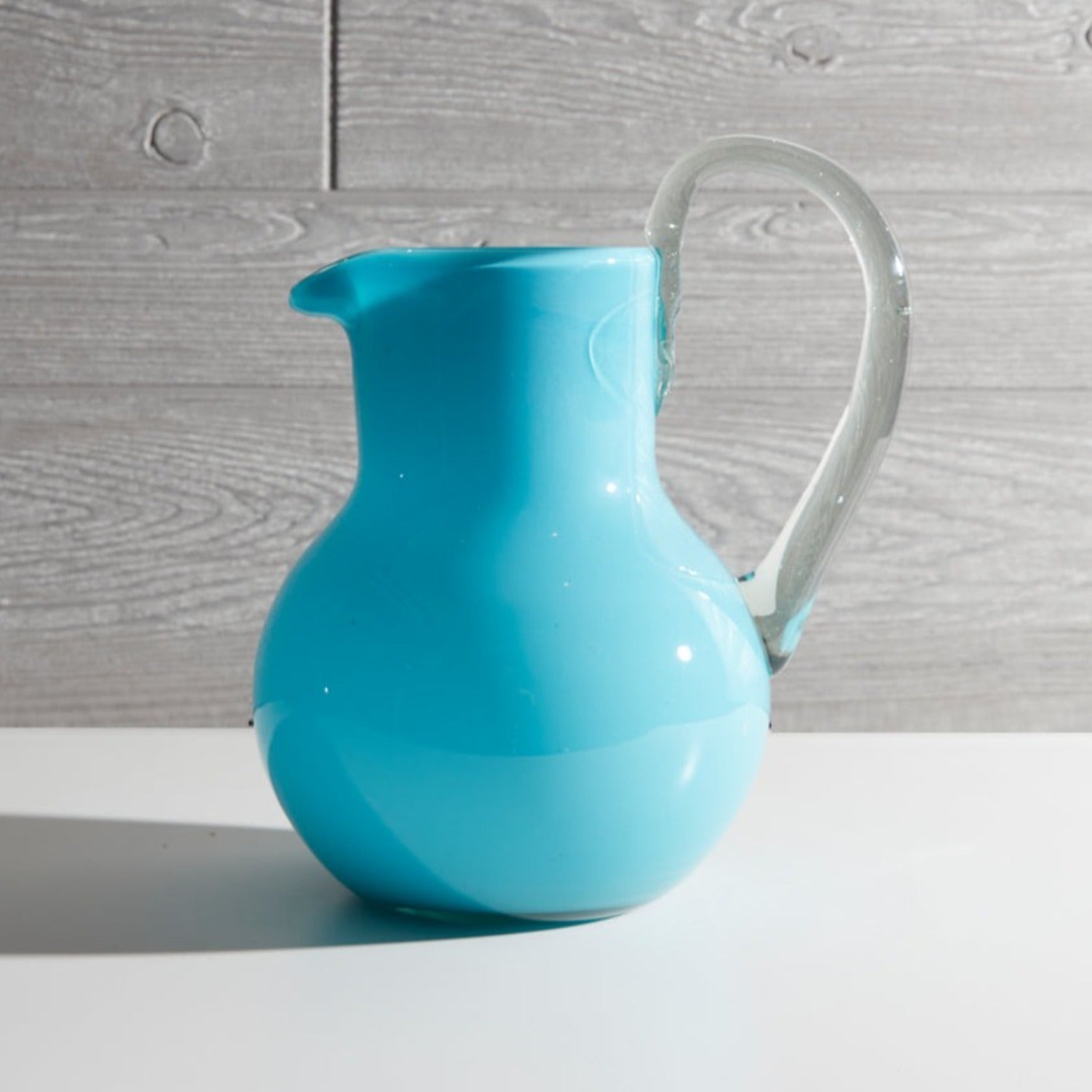 Handblown Glass Pitcher