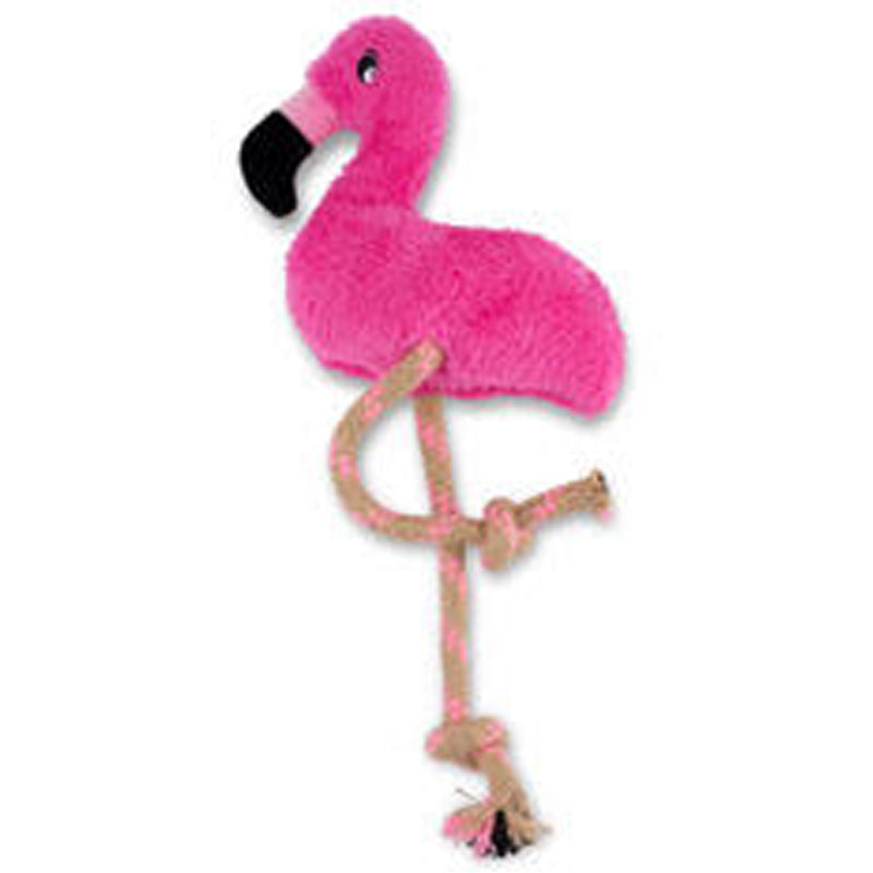 Flamingo Plush Rope Dog Toy