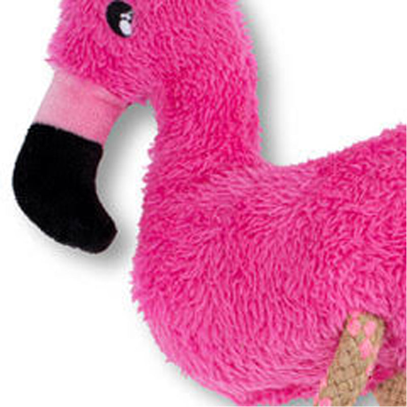 Flamingo Plush Rope Dog Toy