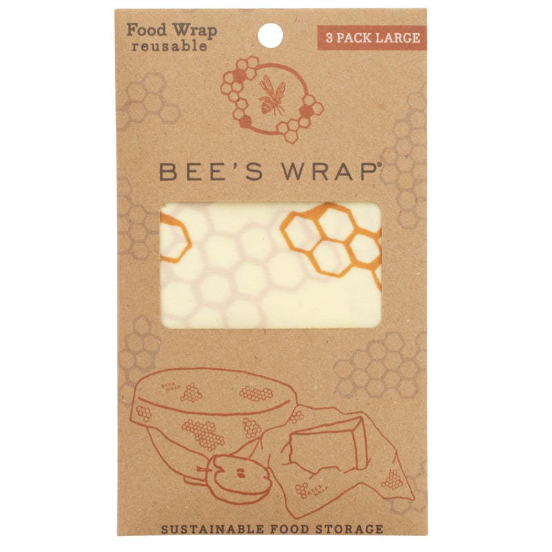 Large Beeswax Wraps (3 Pk)