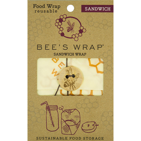 Reusable Beeswax Sandwich Wrap