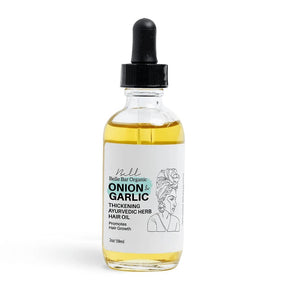 Onion + Garlic Thickening Ayurvedic Herb Hair Oil