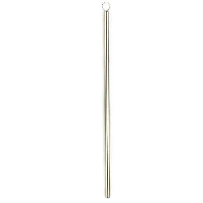 Stainless Steel Straw, Brush, and Pouch Set