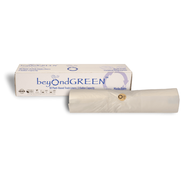 beyondGREEN  Plant-Based Trash Liners - 3 Gallon – beyondGREEN biotech™