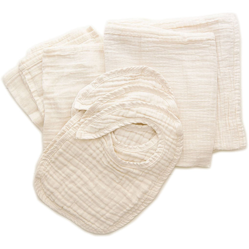 Organic Cotton Baby Cleanup Set