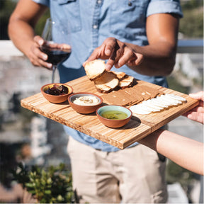 Recycled Bamboo Chopsticks Charcuterie Platter