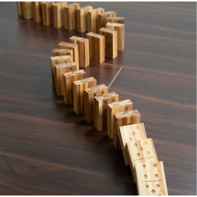 Recycled Bamboo Chopsticks Dominoes Game