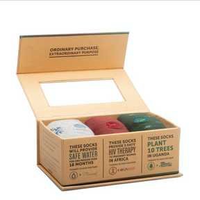 Holiday Socks that Fight Poverty Gift Box 3 Pack