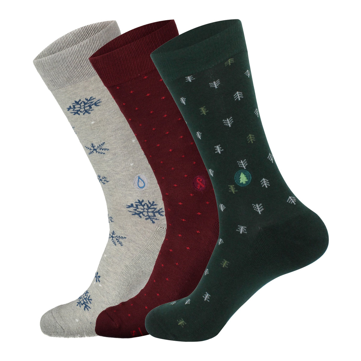 Holiday Socks that Fight Poverty Gift Box 3 Pack