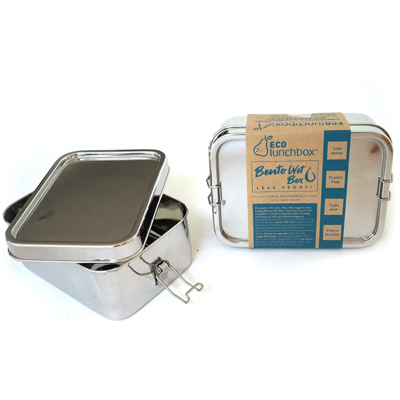 ECOlunchbox Solo Rectangle  Rectangular Steel Lunch Box