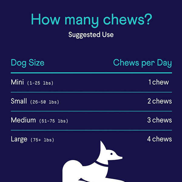 Calming Aid Dog Supplement Soft Chews