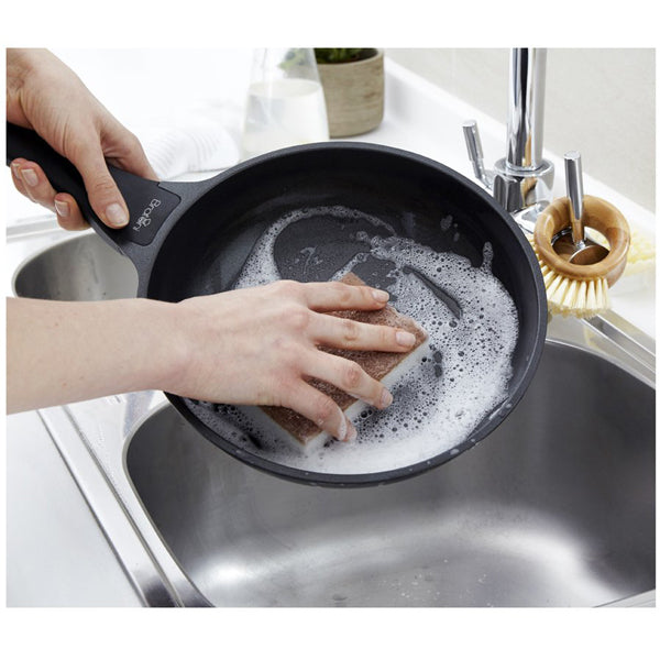 Kitchen Scrub Brushes 4pk Blue Sink Dish Washing Cleaning Scrubbers Bathtub