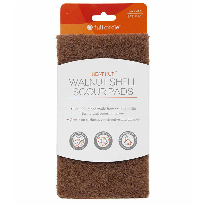 "Neat Nut" Walnut Shell Scour Pads (3pk)