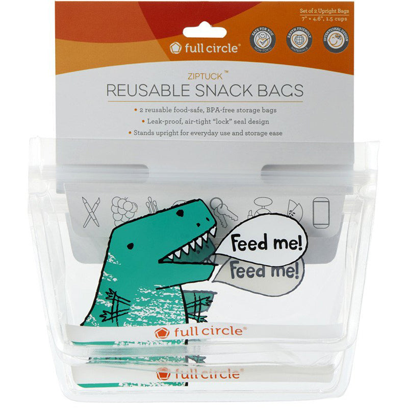 Kids ZipTuck Reusable Snack Bags