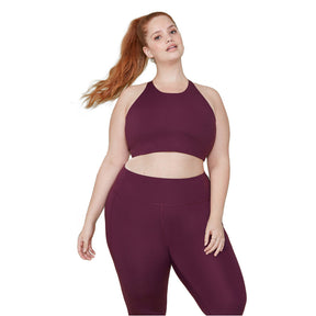 Plum High-Rise Compressive Legging