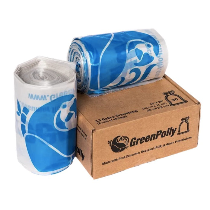 13 Gallon Kitchen Recycling Bags - 90ct