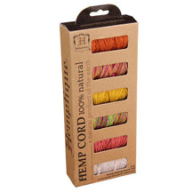 Hemp Cord Multicolor Mini 6-pck