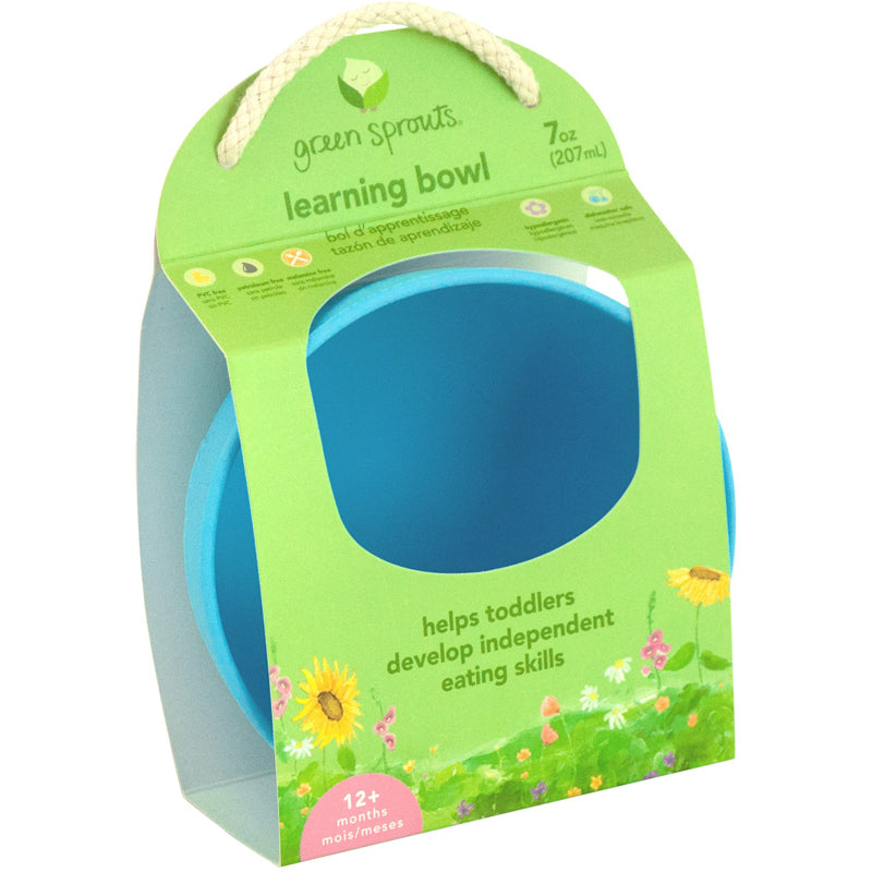 green sprouts Silicone Learning Baby Bowl