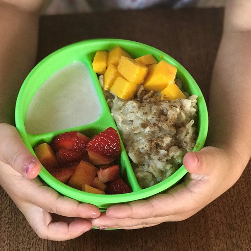 green sprouts Silicone Learning Baby Bowl