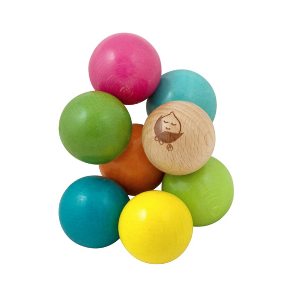 Twisting Wood Beads Teething Toy