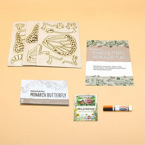 Monarch Butterfly Wooden Maker Kit