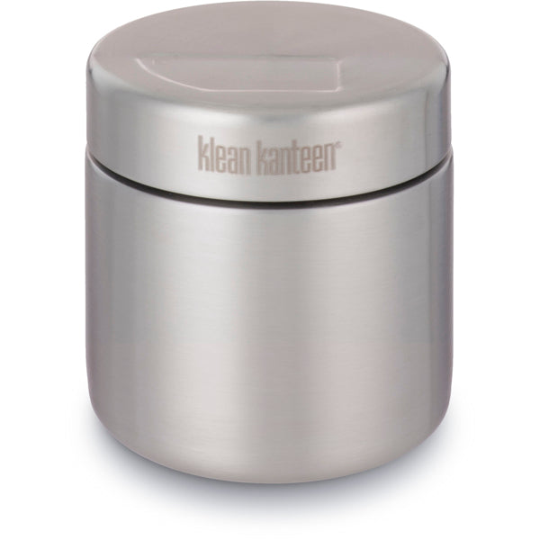 Brushed Stainless Steel Food Canister 16oz