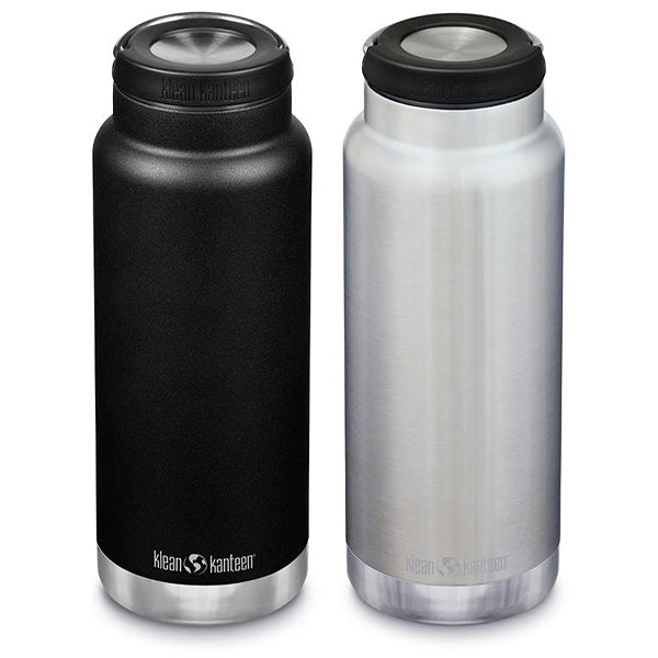Klean Kanteen, White, Insulated 16oz TKWide Bottle — Dave's Coffee