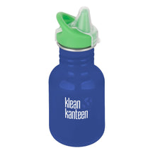 Klean Kanteen Kid Classic Sippy Water Bottle, 12 oz - Coral Strawberries