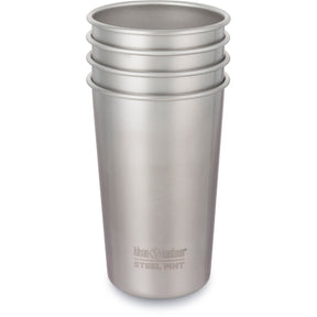 Stainless Steel Pint Cups 16oz (4 Pk)