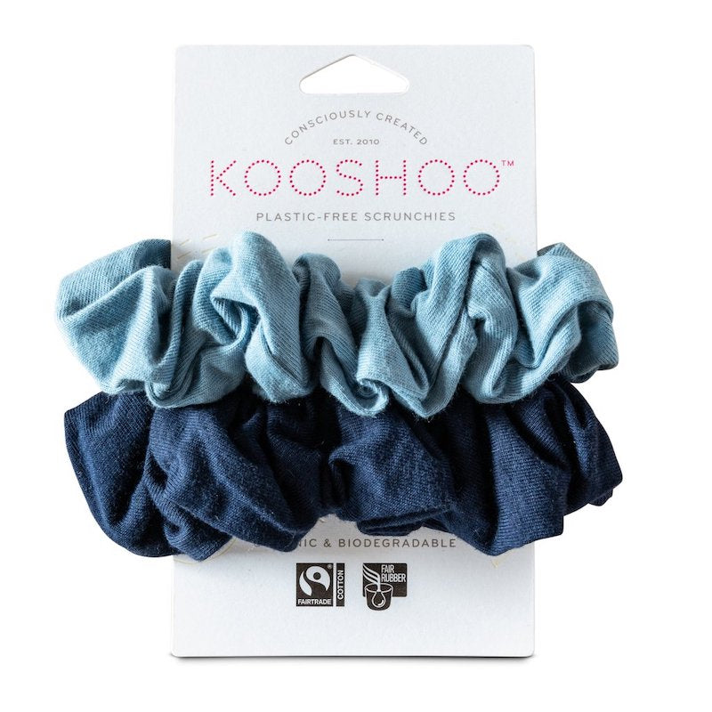 Evening Sky Organic Hair Scrunchies