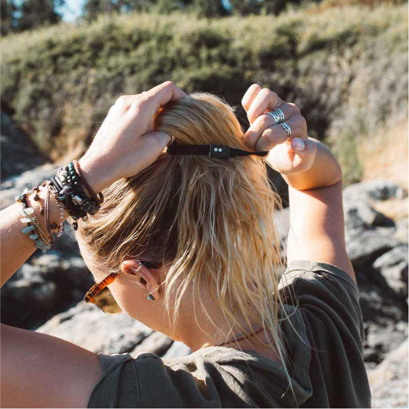 Brown + Black Organic Hair Ties