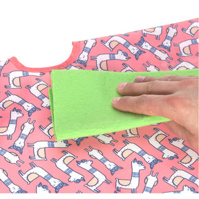 Glama Llama Longsleeve Waterproof Baby Bib