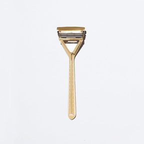 Leaf Shave Gold Leaf Pivoting Head Stainless Steel Razor