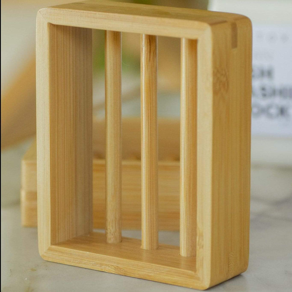 Bamboo Soap Shelf - Bamboo Soap Dish, Zero Waste, Compostable