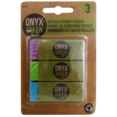 Recycled Rubber Erasers - 3pk