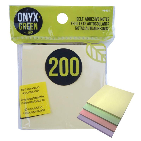 Post-it Notes Pastel Collection, 4 Pads/Pack